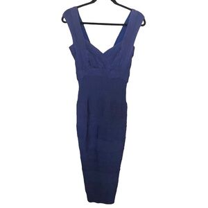 Tadashi Collection pleated bandage sheath dress